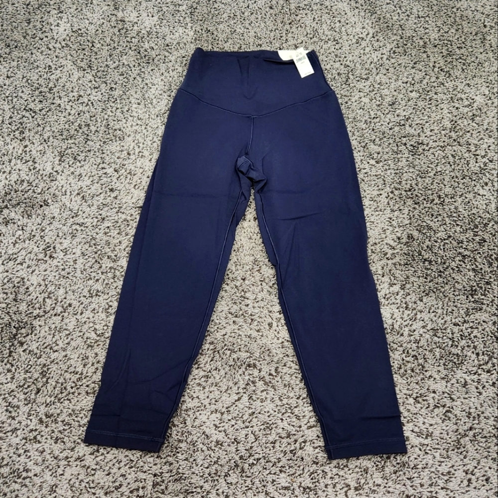 Offline by Aerie Blue Real Me 3/4 Crop Leggings Size S NWT